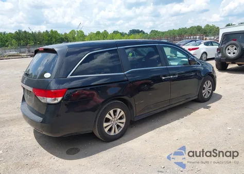 2014 Honda Odyssey Ex-L из США, поврежденный, VIN 5FNRL5H6XEB086690